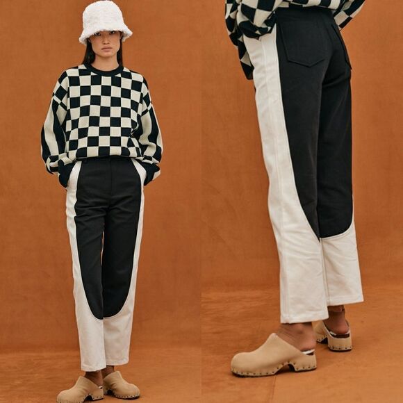 NEW Source Unknown Colorblock Jeans - Picture 4 of 15